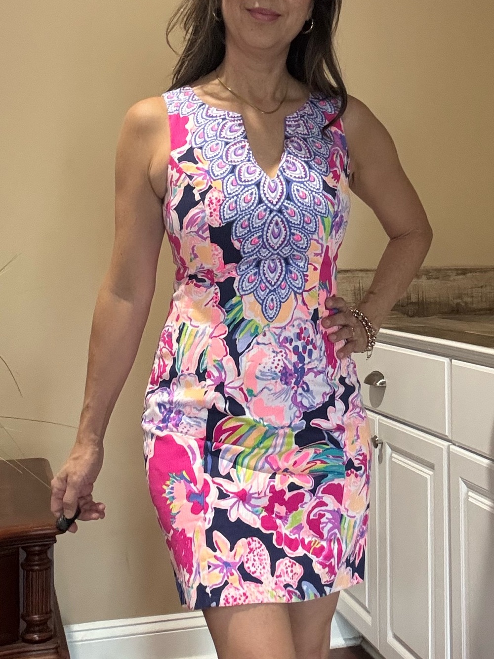Lilly Pulitzer shift dress 00 Bright colors!